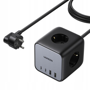 UGREEN Listwa Zasilająca 2xUSB-A 2xUSB-C 3xAC 1.8m