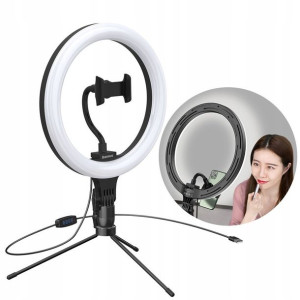 Lampa pierścieniowa LED Baseus 10'' USB 26-28 lm