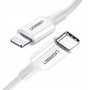 Ugreen Kabel Przewód Mfi Usb-c Lightning 3a 1.5m