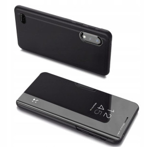 Clear View Case etui z klapką LG K22 czarny