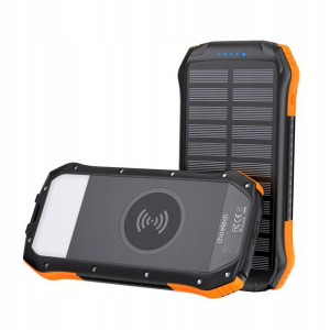 Powerbank Choetech 10000mAh Qi 5W pomarańczowy