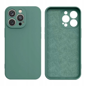 Silicone case etui Samsung Galaxy S23+ zielone