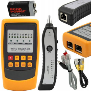 Tester Wykrywacz Kabli Sieci Lan Utp Stp Rj11 Rj45