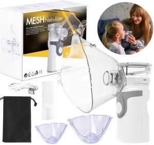 Inhalator Nebulizator Dzieci Dorosłych Przenośny