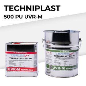 Techniplast 500 Pu – Uvr M – Bezbarwna Żywica Poliuretanowa 15 Kg / Membran
