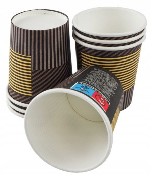 Kubki papierowe do kawy espresso 120ml 50szt