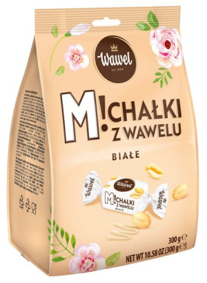 Cukierki w czekoladzie Michałki Białe Wawel 300g Oferta Wiosenna