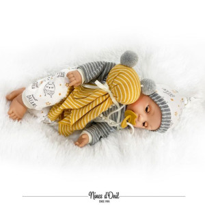 Nines 4900 Alex pijama gris grey 49003