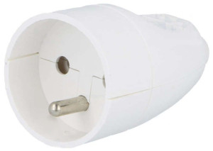Gniazdo Przenośne 16a 2p+z 250v Białe Gn-171