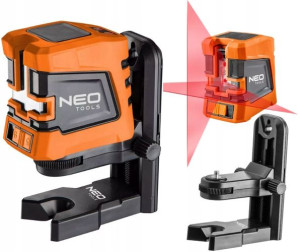 Neo 75-101 Laser Krzyżowy Poziomica 15m + Uchwyt