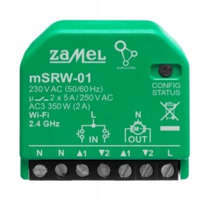 Zamel Sterownik Rolet Wi-fi Dopuszkowy: Msrw-01