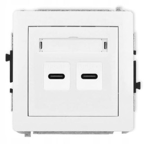 Karlik Deco Ładowarka Usb Podwójna 5v 3.1a Biały