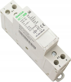 Stycznik Modułowy Instalacyjny 1f 25a 2z 2no 230v