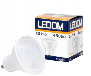 Źródło Led Żarówka Gu10 5w 230v 450lm Barwa Ciepła