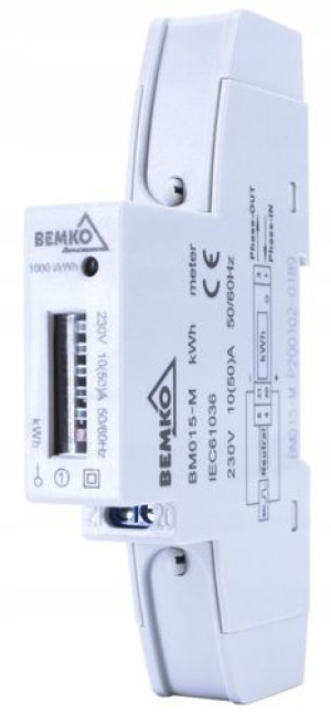 Bemko Wskaźnik Energii 1 Fazowy 10-50a Mechaniczny