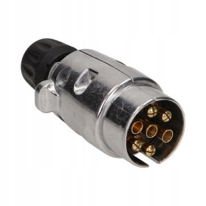 Wtyczka Do Przyczepy Aluminiowa 7-pinowa 12/24v
