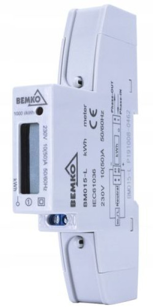 Licznik Energii 1-faz 10 (50)a Bm015-l Bemko