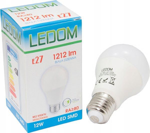 Źródło Led E27 12w 1212lm 230v 4000k Barwa Neutral