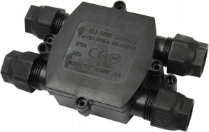 Puszka Natynkowa 4 Dławnice Czarna 1.0-2.5mm2