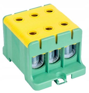 Tracon Złączka Szynowa 2,5-50mm² Żółto-zielona