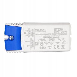 Transformator Elektroniczny 230v 70w Etz70 Zamel