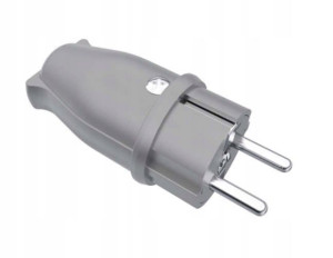 Wtyczka Gumowa 16a 230v Ip44 Uni-schuko Nova