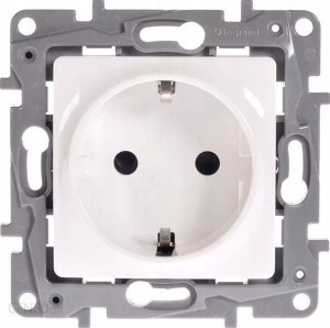 Niloe Gniazdo 1x Schuko 16 A 250v Białe 764529