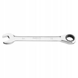 Klucz płasko-oczkowy z grzechotką 22mm CrV NEO, 09-042