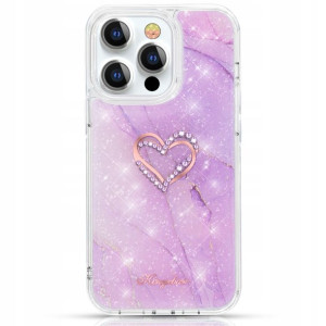 Etui Kingxbar iPhone 13 Pro Max Marmurowy