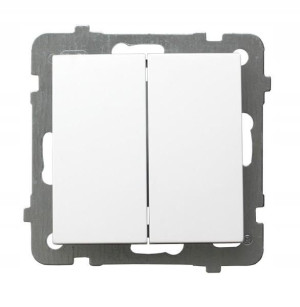 Łącznik 2x Schod. Łp-10g/m/00 Biały As Ospel