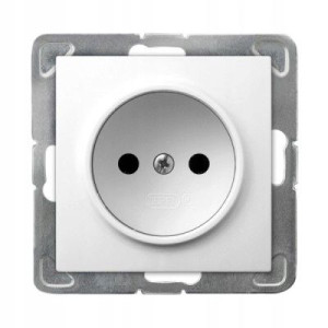 Gniazdo B/u Białe B/r Gp-1y/m/00 Impresja Ospel