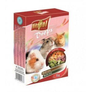VITAPOL Dropsy dla gryzoni mix 75g przysmak 1037