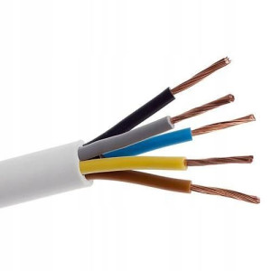 Owy 5x2,5mm Przewód Kabel Linka Przedłużacz H05vv-