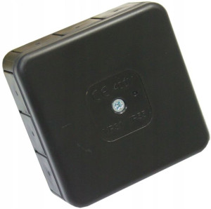 Puszka Hermetyczna 85x85x37mm Ip55 031-05 Czarna