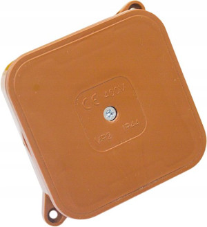 Puszka Hermetyczna 85x85x35mm Ip44 027-02 Brązowa