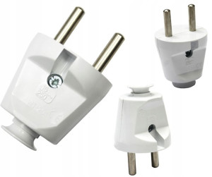 Wtyczka Prosta Wt-20 Plastrol W-10106 Biały