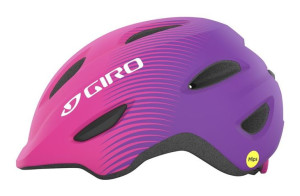 Kask dziecięcy GIRO SCAMP INTEGRATED MIPS matte pink purple fade roz. XS (4