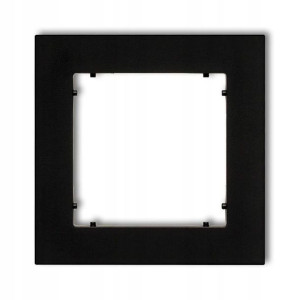 Karlik Mini Ramka Pojedyncza Czarna 12mr-1