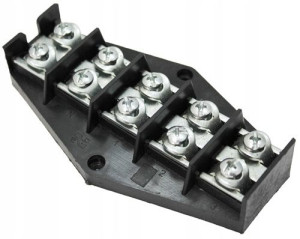Pierścień Płytka Rozgałęźna 5x10mm Czarny 0963-00