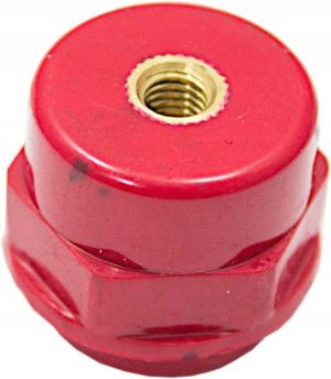 Izolator Wspórczy Czerwony H=25mm M6 Tracon Sts-25