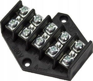 Pierścień Płytka Rozgałęźna 5x2,5mm Czarny 0961-00