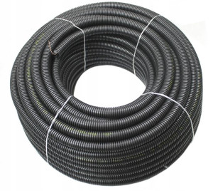 Rura Peszel Z Pilotem Czarny Pvc 750n 25mm 50mb