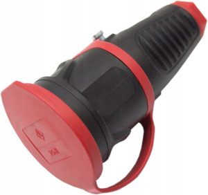 Gniazdo Gumowe Z Pokrywą 16a Ip44 2411 Pce Taurus
