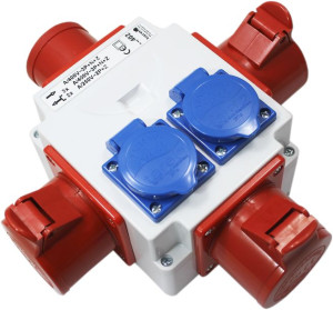 Rozgałęźnik Siłowy 402 Tarel 2x230v 3x5/16a+wtyczk