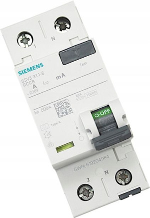 Siemens Różnicówka 2p 40a 30ma Typ Ac 5sv4314-0