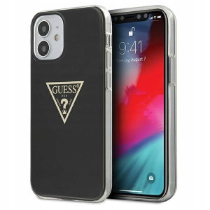 Etui do iPhone 12 Mini, Guess Metallic Case, cover