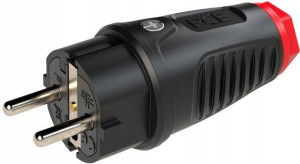 Wtyczka Gumowa 16a Ip54 Unischuko 0522-sr Pce