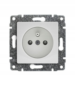 Vena Gniazdo Z Uziemieniem Białe 510434 Kos