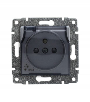 Vena Gniazdo Z Uziemieniem Ip44 Aluminium 514039