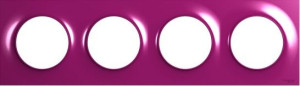 Odace Ramka Poczwórna Purple Fioletowy S52p708d